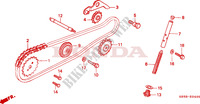 CHAINE DE DISTRIBUTION   TENDEUR pour Honda C 90 circle shape winker de 2000