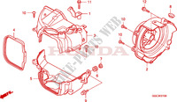 CAPOT REFROIDISSEMENT MOTEUR pour Honda SCR 110 de 2010