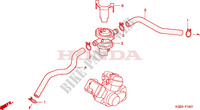 COMMANDE INJECTION D'AIR SOUPAPE pour Honda SHADOW 125 de 2000