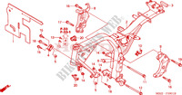 CARROSSERIE DE CHASSIS(CB600F3/4/5/6) pour Honda CB 600 F HORNET 34HP de 2004