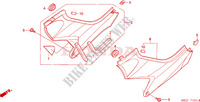 COUVERCLES LATERAUX (CB600F3/4/5/6) pour Honda CB 600 F HORNET 34HP de 2005