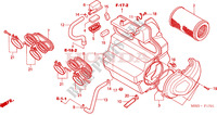 FILTRE A AIR (CB600F3/4/5/6) pour Honda CB 600 F HORNET 34HP de 2004