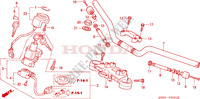 GUIDON   TE DE FOURCHE (CB600F3/4/5/6) pour Honda CB 600 F HORNET 34HP de 2004