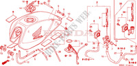 RESERVOIR A CARBURANT(CB600F3/4/5/6) pour Honda CB 600 F HORNET WAKIZASHI de 2006