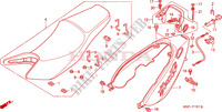 SELLE   CARENAGE ARRIERE (CB600F3/4/5/6) pour Honda CB 600 F HORNET de 2004