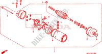 DEMARREUR (CBR900RRY,1/RE1) pour Honda CBR 929 FIREBLADE ERION de 2001