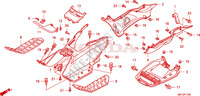 MARCHE DE PLANCHER/COUVERCLE INFERIEUR(FJS400D8) pour Honda SILVER WING 400 de 2008