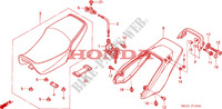 SELLE   CARENAGE ARRIERE pour Honda CB 1300 BI COULEUR de 2004