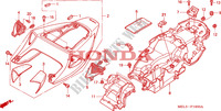 MOULURE DE SIEGE  pour Honda CBR 1000 RR FIREBLADE de 2005