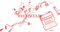 BATTERIE pour Honda CBR 600 RR GREY ORANGE de 2011