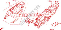 CARENAGES ARRIERE pour Honda CBR 600 RR ABS de 2009
