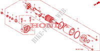 DEMARREUR pour Honda CBR 600 RR ABS BLACK de 2011