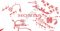 FAISCEAU SECONDAIRE pour Honda CBR 600 RR ABS TRICOLORE de 2011