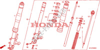 FOURCHE pour Honda CBR 600 RR GREY ORANGE de 2011