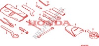 OUTIL pour Honda CBR 600 RR GRIS ORANGE de 2011