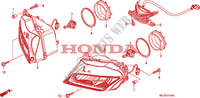 PHARE pour Honda CBR 600 RR NOIRE de 2011