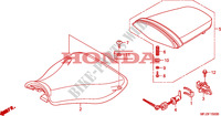 SELLE pour Honda CBR 600 RR GREY ORANGE de 2011