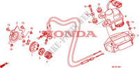 SERVO MOTEUR pour Honda CBR 600 RR GRIS ORANGE de 2011