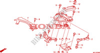 AMORTISSEUR DE DIRECTION pour Honda CBR 1000 RR FIREBLADE ORANGE de 2010