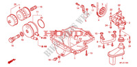 CARTER   POMPE   FILTRE A HUILE pour Honda CBR 1000 RR FIREBLADE ABS REPSOL de 2011