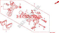 ETRIER DE FREIN ARRIERE pour Honda CBR 1000 RR FIREBLADE ABS REPSOL de 2011