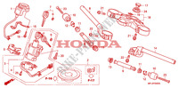 GUIDON   TE DE FOURCHE pour Honda CBR 1000 RR FIREBLADE ABS TRICOLOUR de 2011