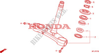 TE DE FOURCHE pour Honda CBR 1000 RR FIREBLADE ORANGE de 2010
