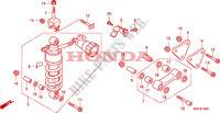 AMORTISSEUR ARRIERE pour Honda VFR 1200 F de 2011