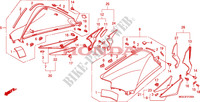 CAPOT DE RESERVOIR   GARDE BOUE AVANT pour Honda VFR 1200 DCT de 2011