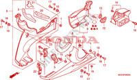 CARENAGES INFERIEUR pour Honda VFR 1200 F de 2011