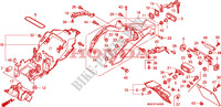 GARDE BOUE ARRIERE pour Honda VFR 1200 DCT de 2010