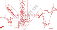 MAITRE CYLINDRE DE FREIN AVANT pour Honda VFR 1200 DCT de 2011