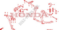 BEQUILLE(CBR1000FK) pour Honda CBR 1000 2 BULB HEADLIGHT de 1989