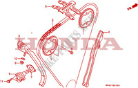 CHAINE DE DISTRIBUTION   TENDEUR pour Honda CBR 600 F de 1990