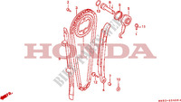 CHAINE DE DISTRIBUTION   TENDEUR pour Honda DOMINATOR 650 27HP de 1991