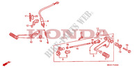 SELECTEUR   PEDALE DE FREIN pour Honda CBR 500 F de 1989