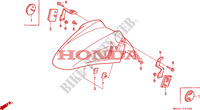 GARDE BOUE AVANT pour Honda CBR 600 F 50HP de 1994