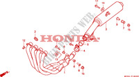SILENCIEUX D'ECHAPPEMENT pour Honda CBR 600 34HP de 1996