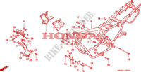 CADRE pour Honda CB SEVEN FIFTY 750 34HP de 2001