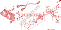 FEU ARRIERE pour Honda RC45 RVF 750 de 1994