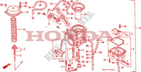 CARBURATEUR pour Honda DOMINATOR 650 27HP de 1993