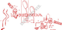 CABLES   COMMODOS   LEVIERS   POIGNEES pour Honda BIG ONE 1000 50HP de 1993