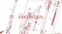 FOURCHE pour Honda BIG ONE 1000 de 1994
