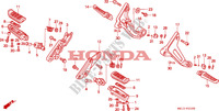 REPOSE PIED pour Honda BIG ONE 1000 50HP de 1994