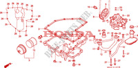 FILTRE A HUILE   CARTER INFERIEUR   POMPE A HUILE pour Honda CBR 1000 DUAL CBS de 1997