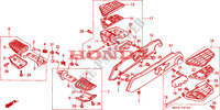 MARCHE(GL1500AP/AR/AS/AT) pour Honda GL 1500 GOLD WING ASPENCADE 20éme de 1995