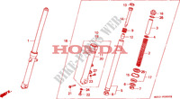 FOURCHE pour Honda SHADOW 750 de 1994