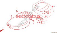 SELLE pour Honda SHADOW 750 de 1995
