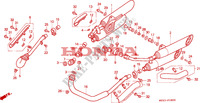 SILENCIEUX D'ECHAPPEMENT pour Honda SHADOW 750 de 1994