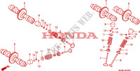 ARBRE A CAMES   SOUPAPE pour Honda SHADOW 750 34HP de 1999